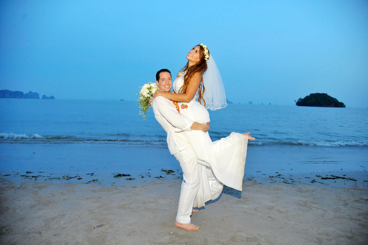 Adriana Jose Elephant Wedding Long Beach Krabi Thailand