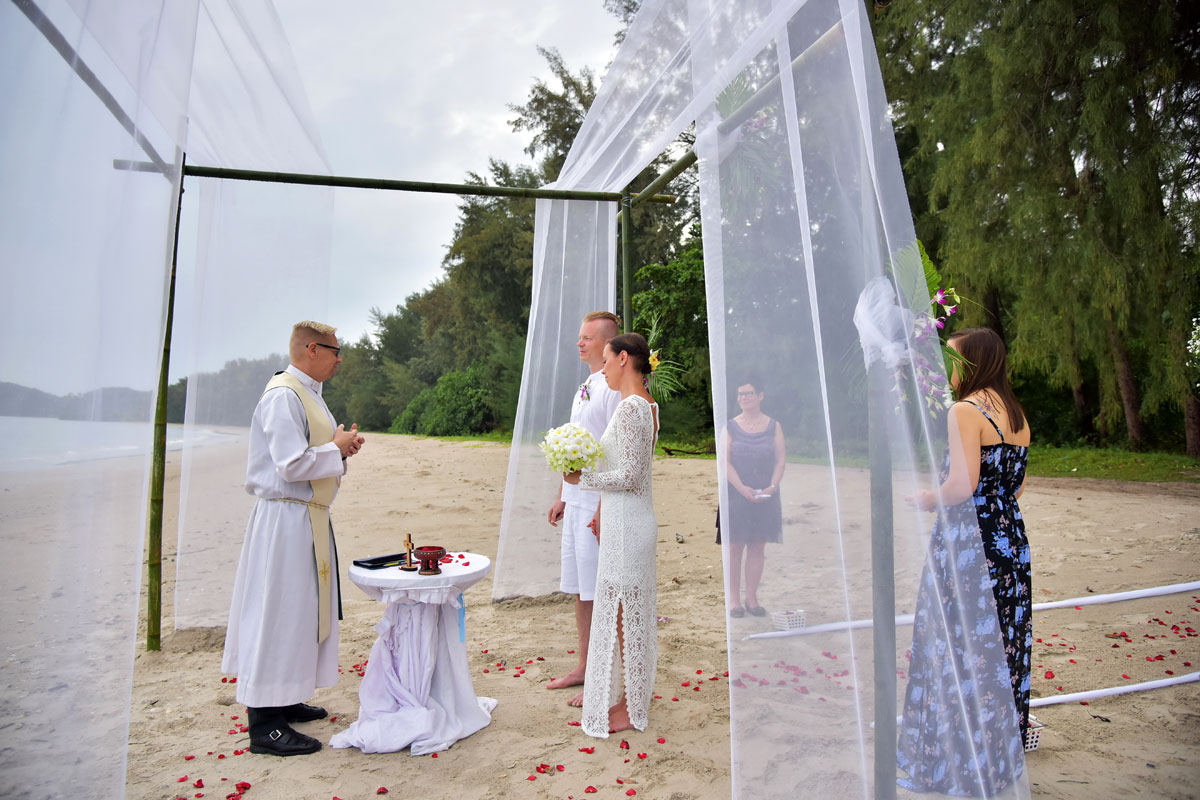Tuija Mikko Lutheran Wedding Long Beach Krabi Thailand